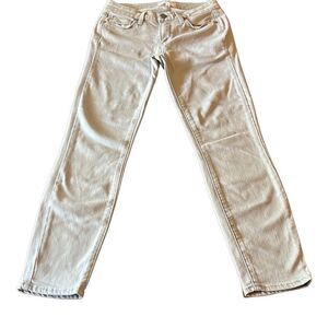 Paige Gray Verdugo Crop Straight Leg Cotton Blend Jeans‎ Size 27 Stretch
